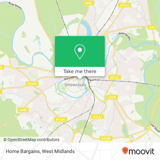 Home Bargains map