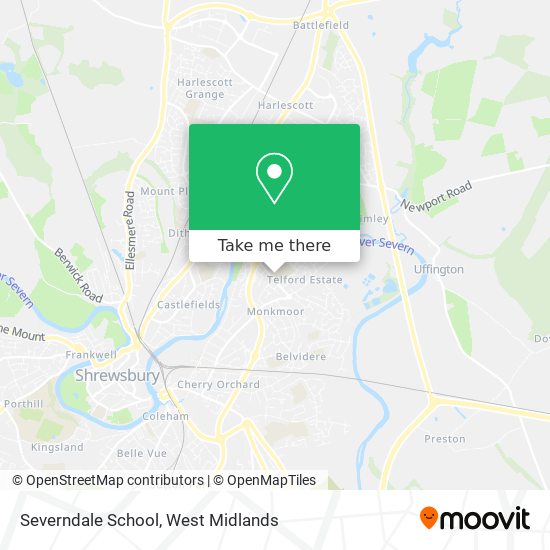 Severndale School map