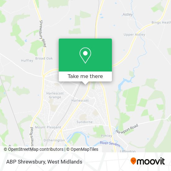 ABP Shrewsbury map