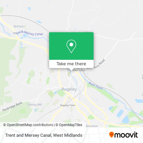 Trent and Mersey Canal map
