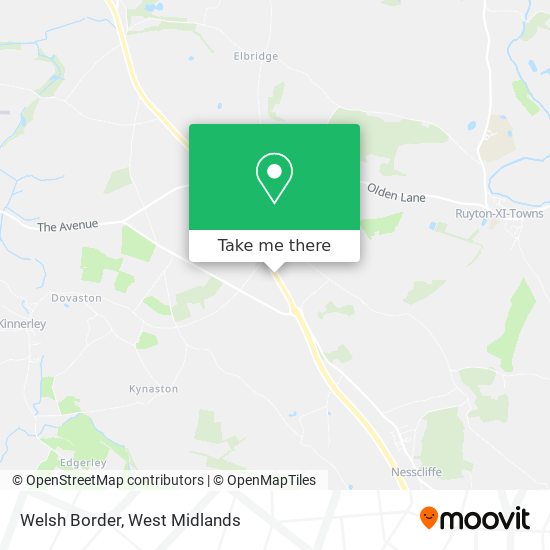 Welsh Border map