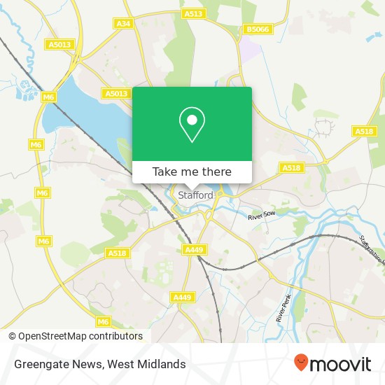 Greengate News map