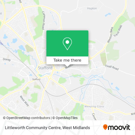 Littleworth Community Centre map