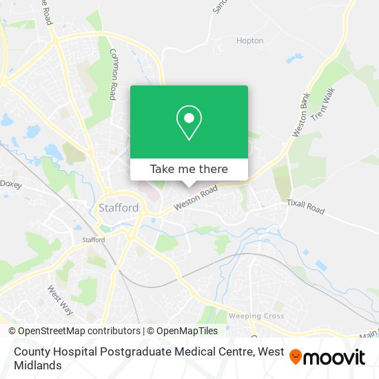 County Hospital Postgraduate Medical Centre map