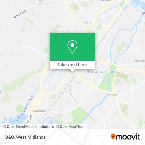 B&Q map