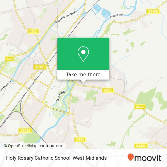 Holy Rosary Catholic School map