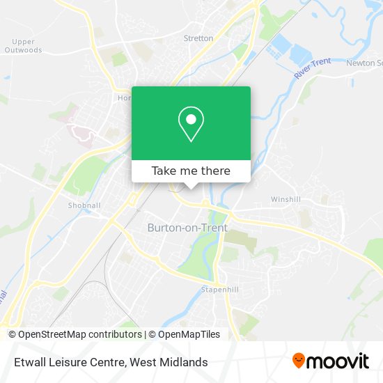 Etwall Leisure Centre map