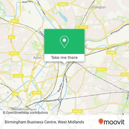 Birmingham Business Centre map