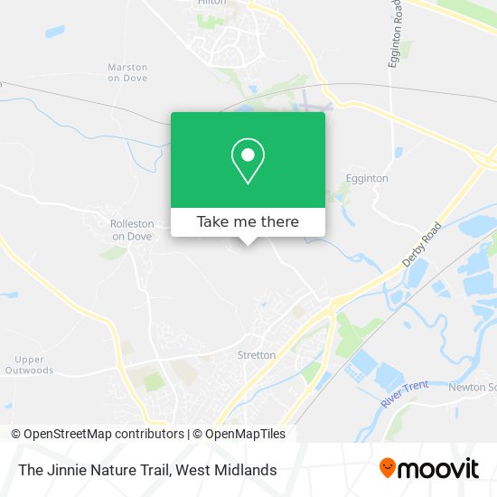 The Jinnie Nature Trail map