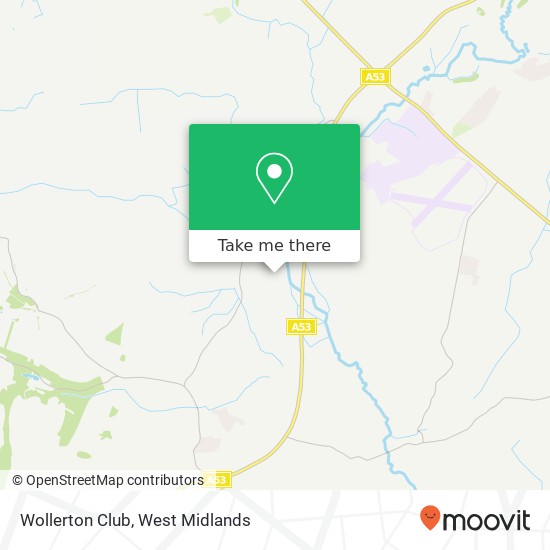 Wollerton Club map