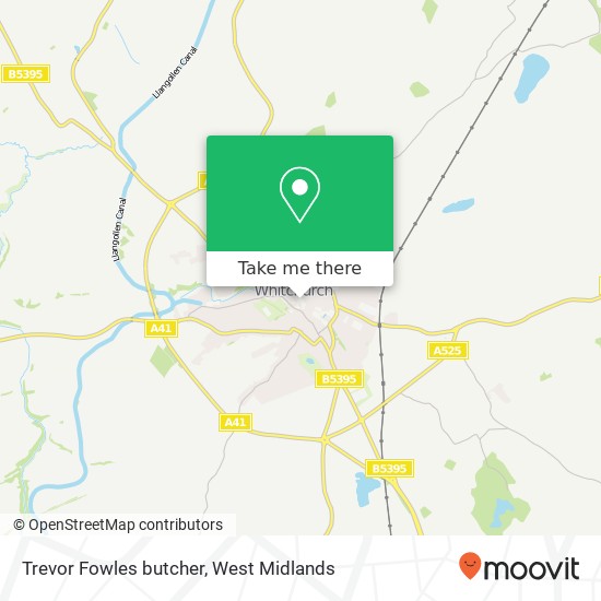 Trevor  Fowles butcher map