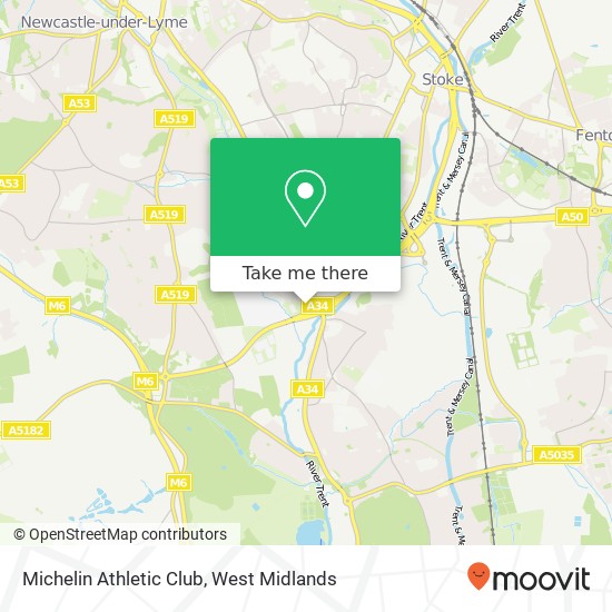 Michelin Athletic Club map