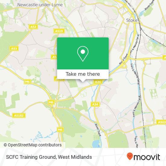 SCFC Training Ground map