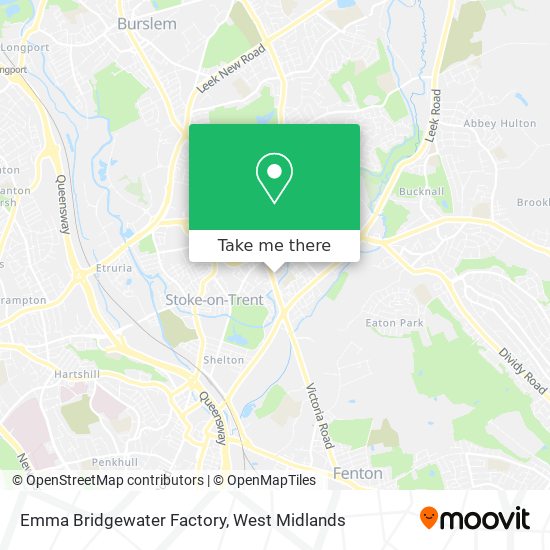 Emma Bridgewater Factory map