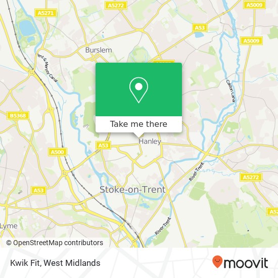 Kwik Fit map