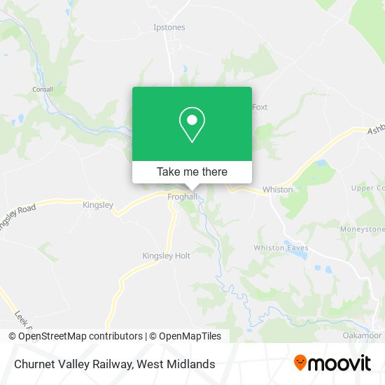 Churnet Valley Railway Map How To Get To Churnet Valley Railway In Kingsley (Staffs.) By Bus?