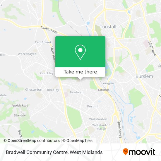 Bradwell Community Centre map