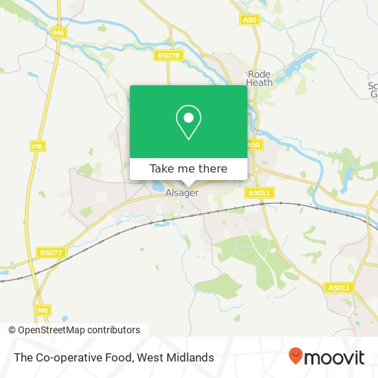 The Co-operative Food map