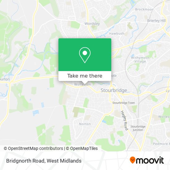 Bridgnorth Road map