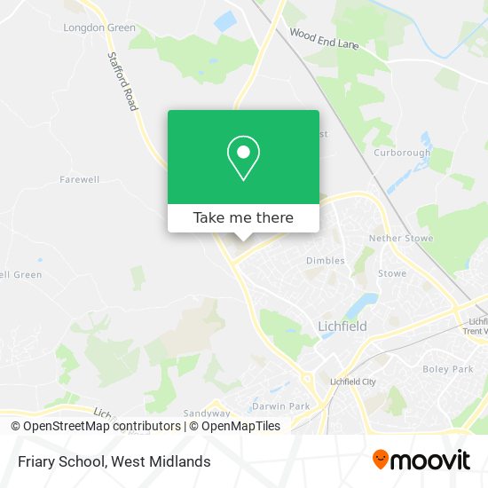 Friary School map