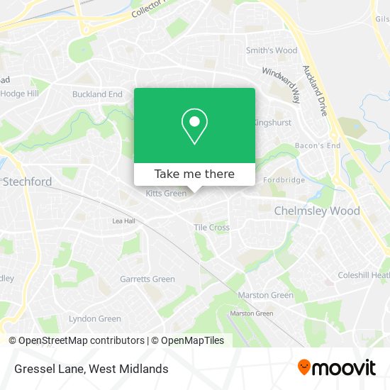 Gressel Lane map