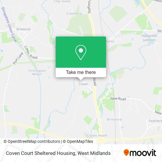 Coven Court Sheltered Housing map