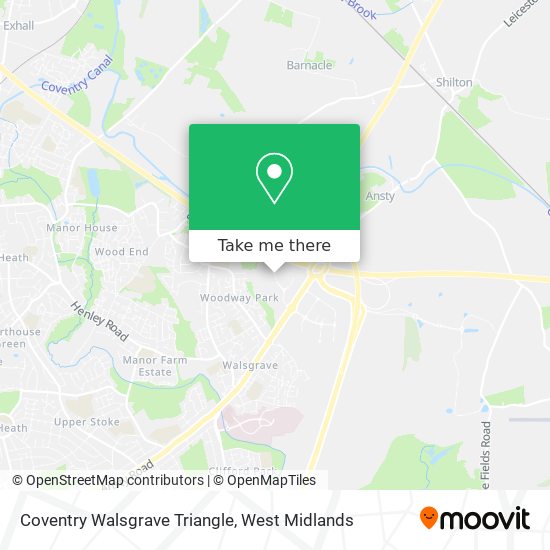 Coventry Walsgrave Triangle map