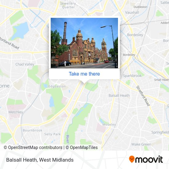 Balsall Heath map