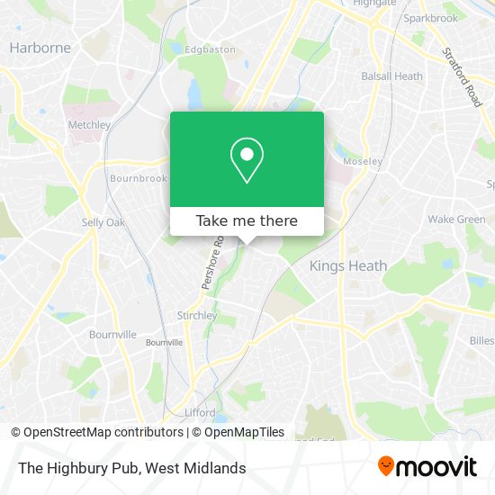 The Highbury Pub map