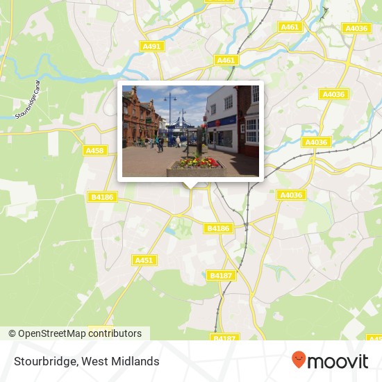 Stourbridge map
