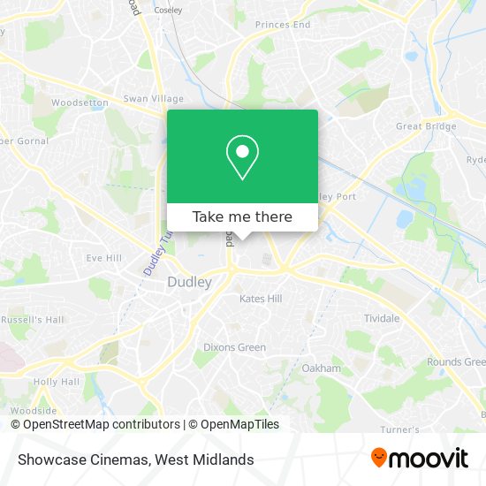 Showcase Cinemas map