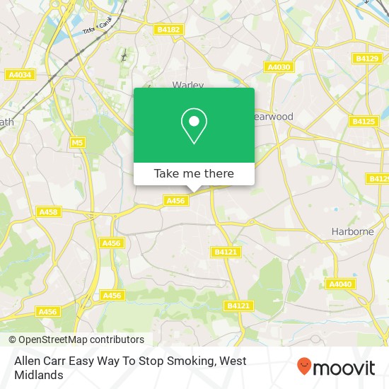 Allen Carr Easy Way To Stop Smoking, 415 Hagley Road West Quinton Birmingham B32 2 map