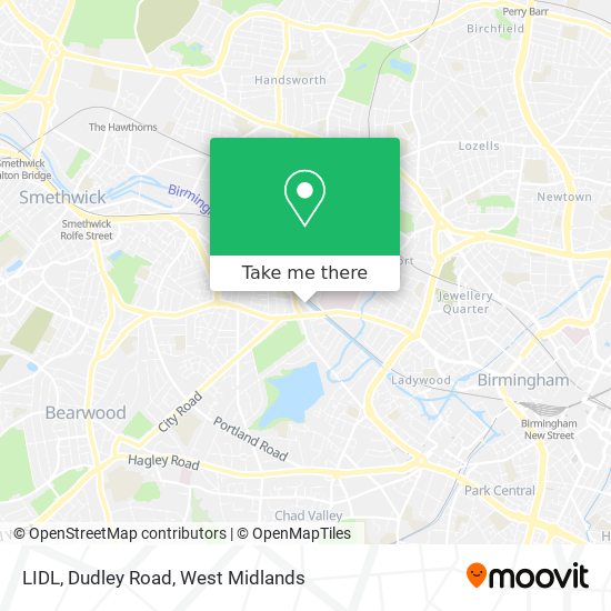 LIDL, Dudley Road map