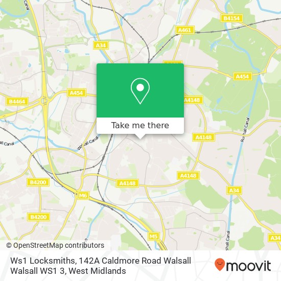 Ws1 Locksmiths, 142A Caldmore Road Walsall Walsall WS1 3 map