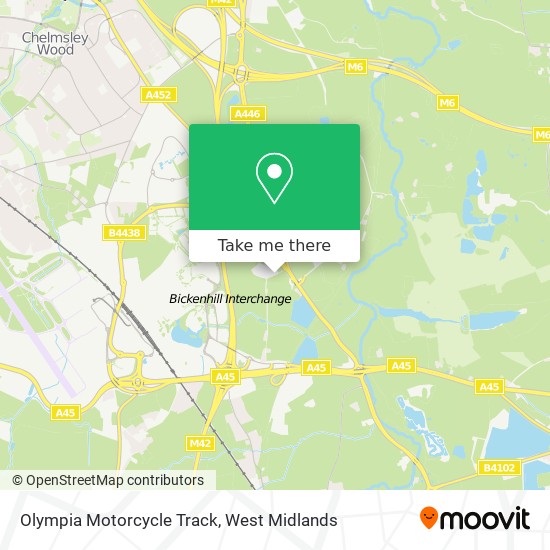Olympia Motorcycle Track map
