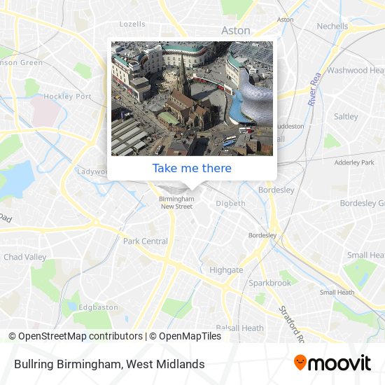 Bullring Birmingham map