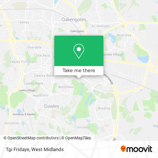 Tgi Fridays map