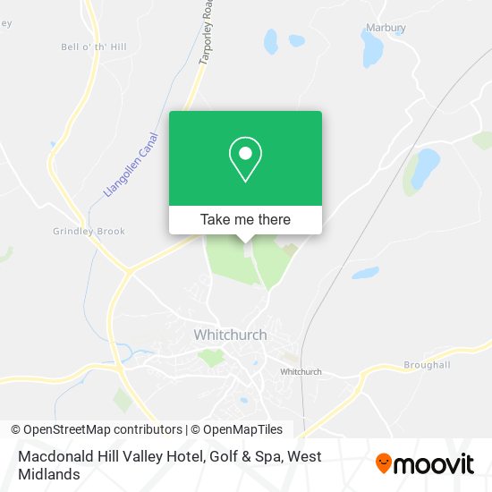 Macdonald Hill Valley Hotel, Golf & Spa map