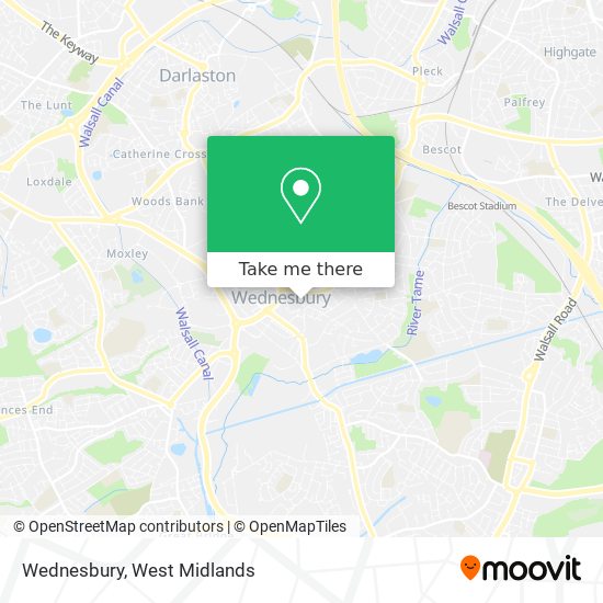 Wednesbury map