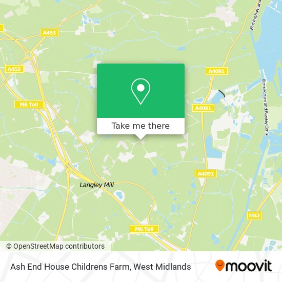 Ash End House Childrens Farm map