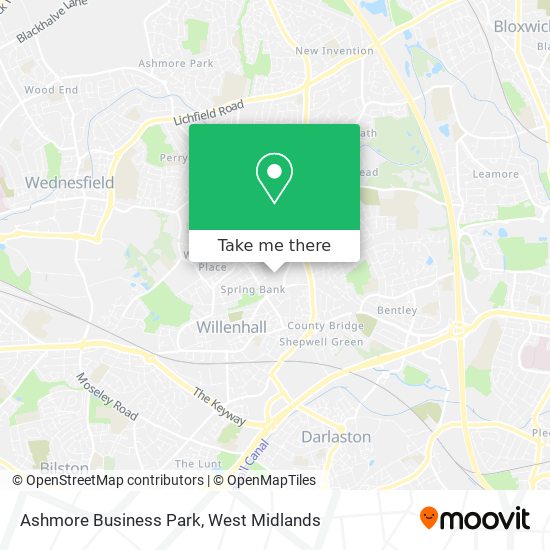 Ashmore Business Park map