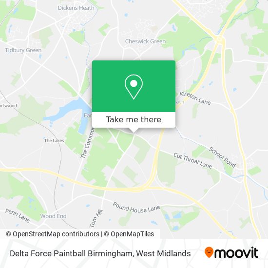 Delta Force Paintball Birmingham map