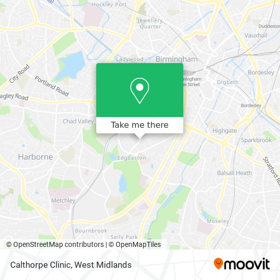 Calthorpe Clinic map