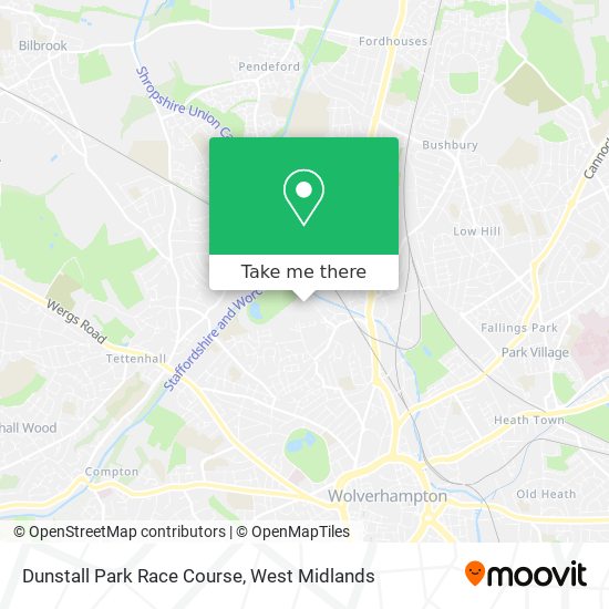 Dunstall Park Race Course map