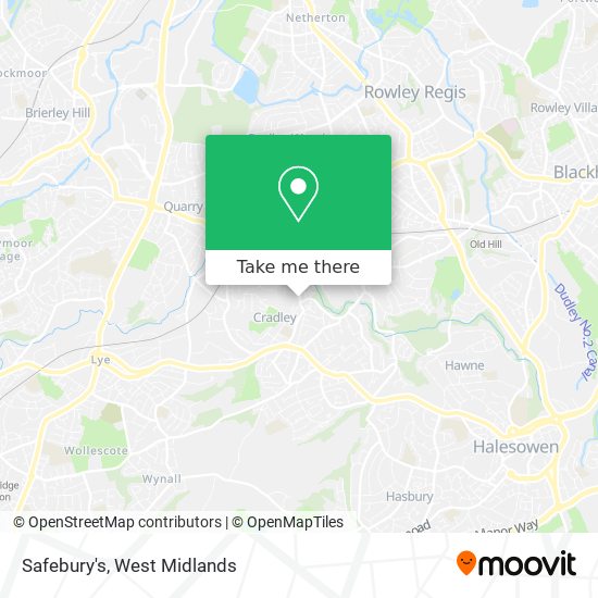 Safebury's map
