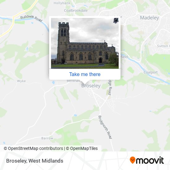 Broseley map