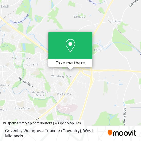 Coventry Walsgrave Triangle map