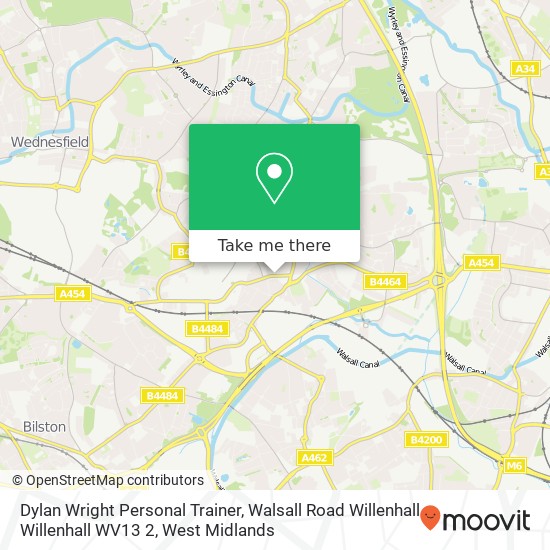 Dylan Wright Personal Trainer, Walsall Road Willenhall Willenhall WV13 2 map