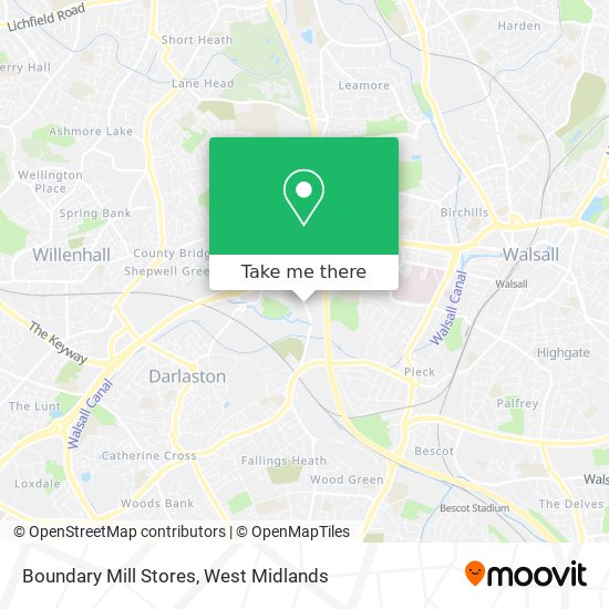 Boundary Mill Stores map