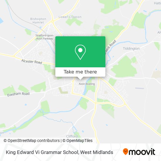 King Edward Vi Grammar School map